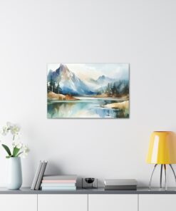 Watercolor Minimalist Canvas Painting | Canvas Wall Art | Art Home Decor