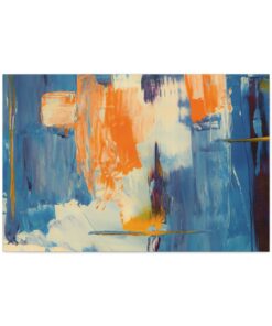 Watercolor Minimalist Canvas Painting | Canvas Wall Art | Art Home Decor