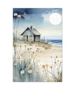 Watercolor Minimalist Canvas Painting | Canvas Wall Art | Art Home Decor