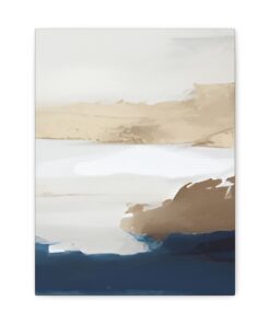 Watercolor Minimalist Canvas Painting | Canvas Wall Art | Art Home Decor