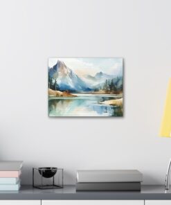 Watercolor Minimalist Canvas Painting | Canvas Wall Art | Art Home Decor