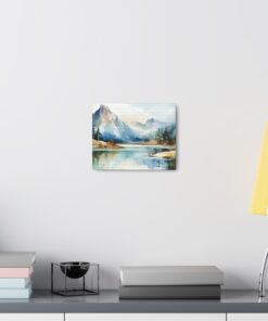 Watercolor Minimalist Canvas Painting | Canvas Wall Art | Art Home Decor