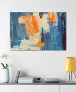 Watercolor Minimalist Canvas Painting | Canvas Wall Art | Art Home Decor