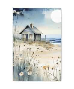 Watercolor Minimalist Canvas Painting | Canvas Wall Art | Art Home Decor