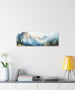 Watercolor Minimalist Canvas Painting | Canvas Wall Art | Art Home Decor