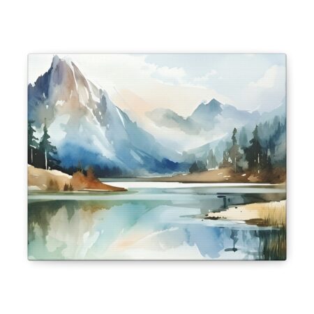 Watercolor Minimalist Canvas Painting | Canvas Wall Art | Art Home Decor