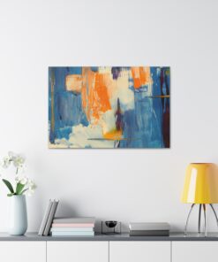 Watercolor Minimalist Canvas Painting | Canvas Wall Art | Art Home Decor