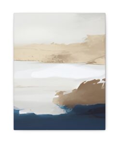 Watercolor Minimalist Canvas Painting | Canvas Wall Art | Art Home Decor
