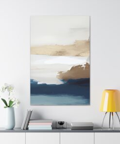 Watercolor Minimalist Canvas Painting | Canvas Wall Art | Art Home Decor