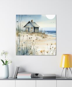 Watercolor Minimalist Canvas Painting | Canvas Wall Art | Art Home Decor