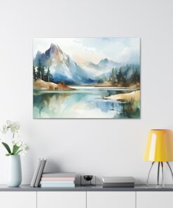 Watercolor Minimalist Canvas Painting | Canvas Wall Art | Art Home Decor