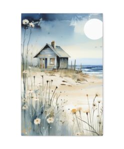 Watercolor Minimalist Canvas Painting | Canvas Wall Art | Art Home Decor