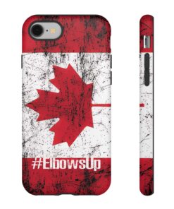 Alternative view of Phone Case, Tough Case for iPhone and Galaxy, Canadian Pride, Elbows Up Design, Cell Phone Case, Canada, Tough Phone Cover