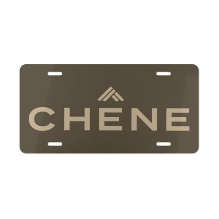 Custom Camo Vanity Plate With Chene