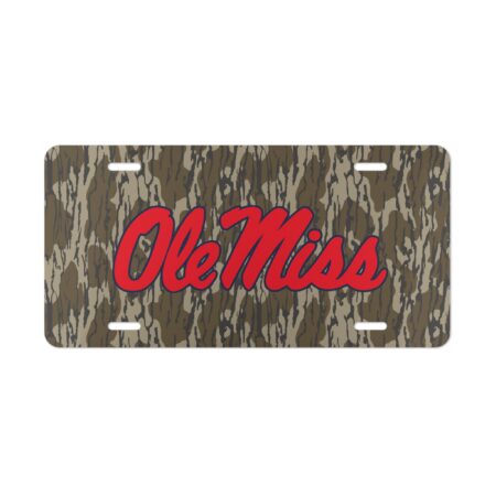 Custom Camo Vanity Plate Ole Miss