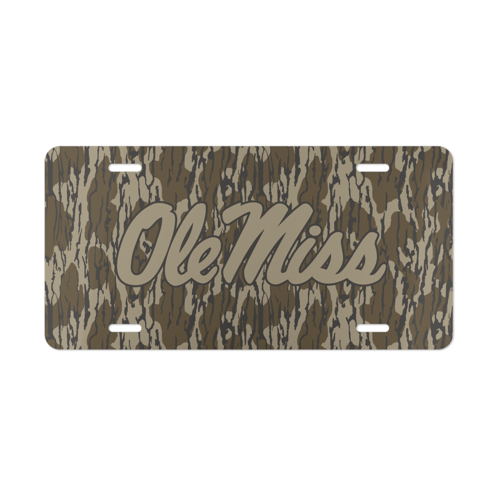 Custom Camo Vanity Plate Ole Miss V2