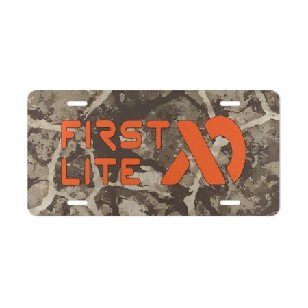 Custom Camo Vanity Plate With First Lite Cipher Camo