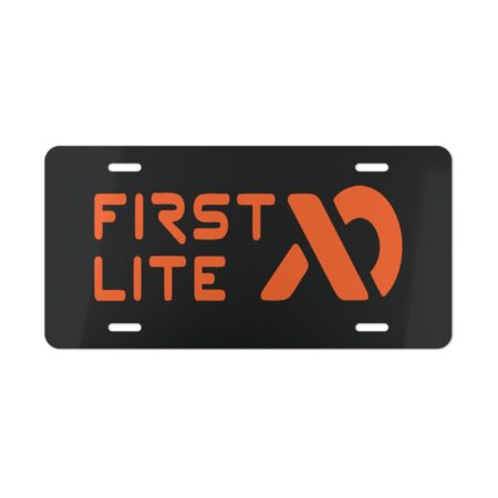 Custom Camo Vanity Plate With First Lite Camo Logo