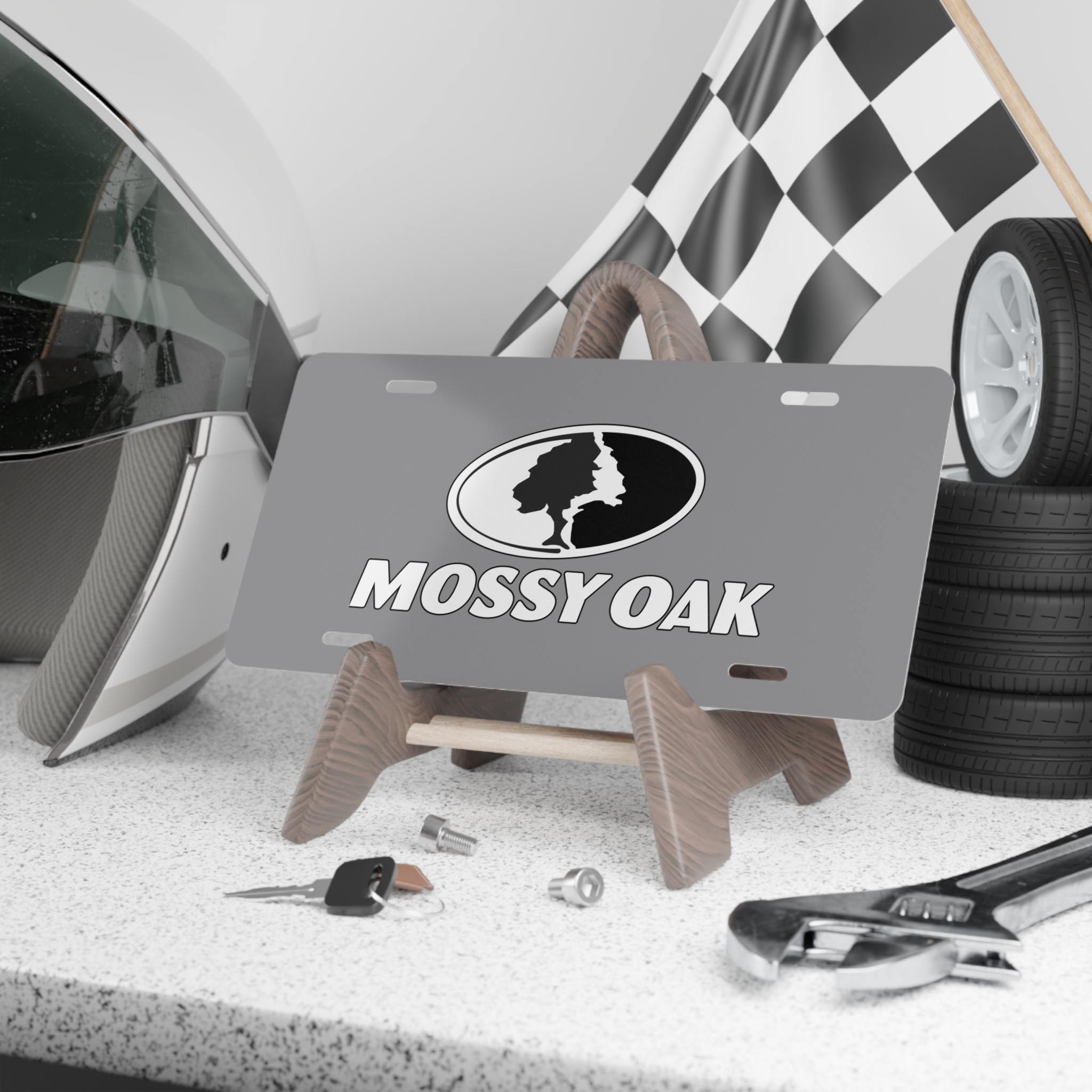 Custom Camo Vanity Plate