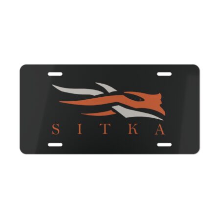 Custom Camo Vanity Plate With Sitka Camo Logo