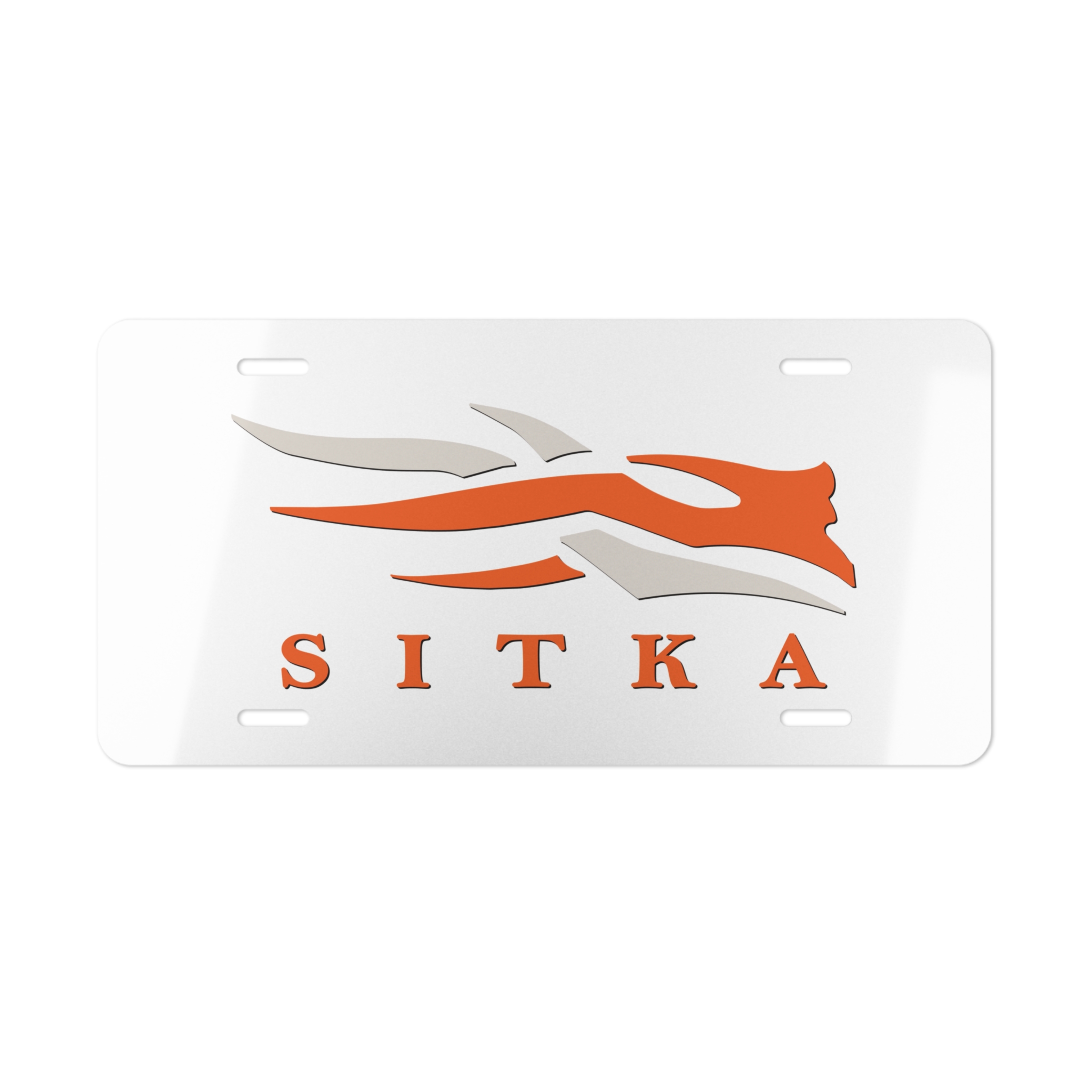 Custom Request Camo Vanity Plate With Camo Logo