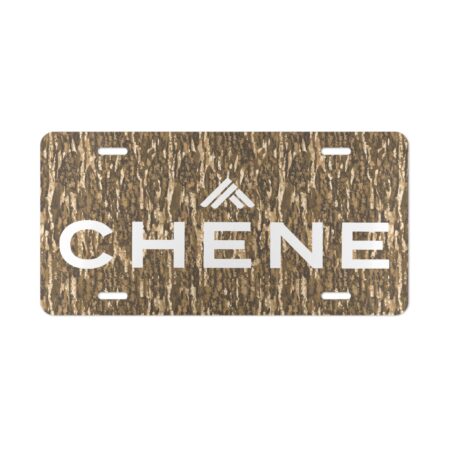 Custom Camo Vanity Plate With Chene