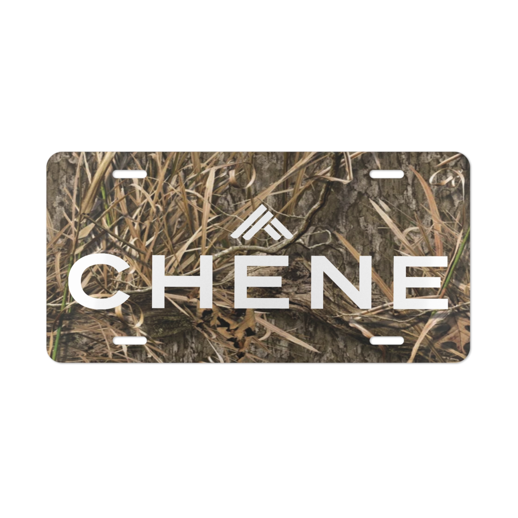 Custom Camo Vanity Plate With Chene