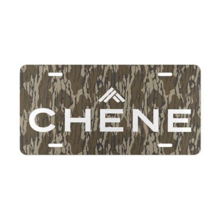 Custom Camo Vanity Plate With Chene