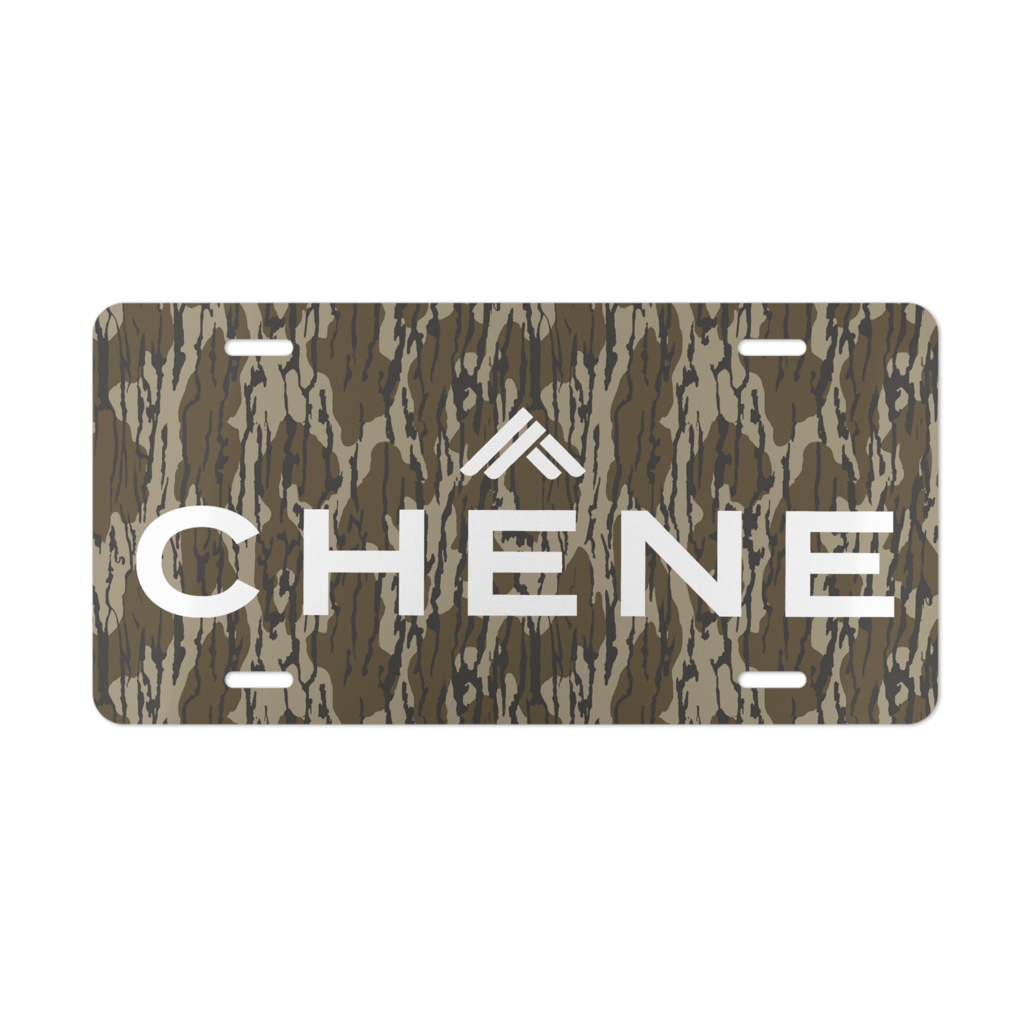 Custom Camo Vanity Plate With Chene