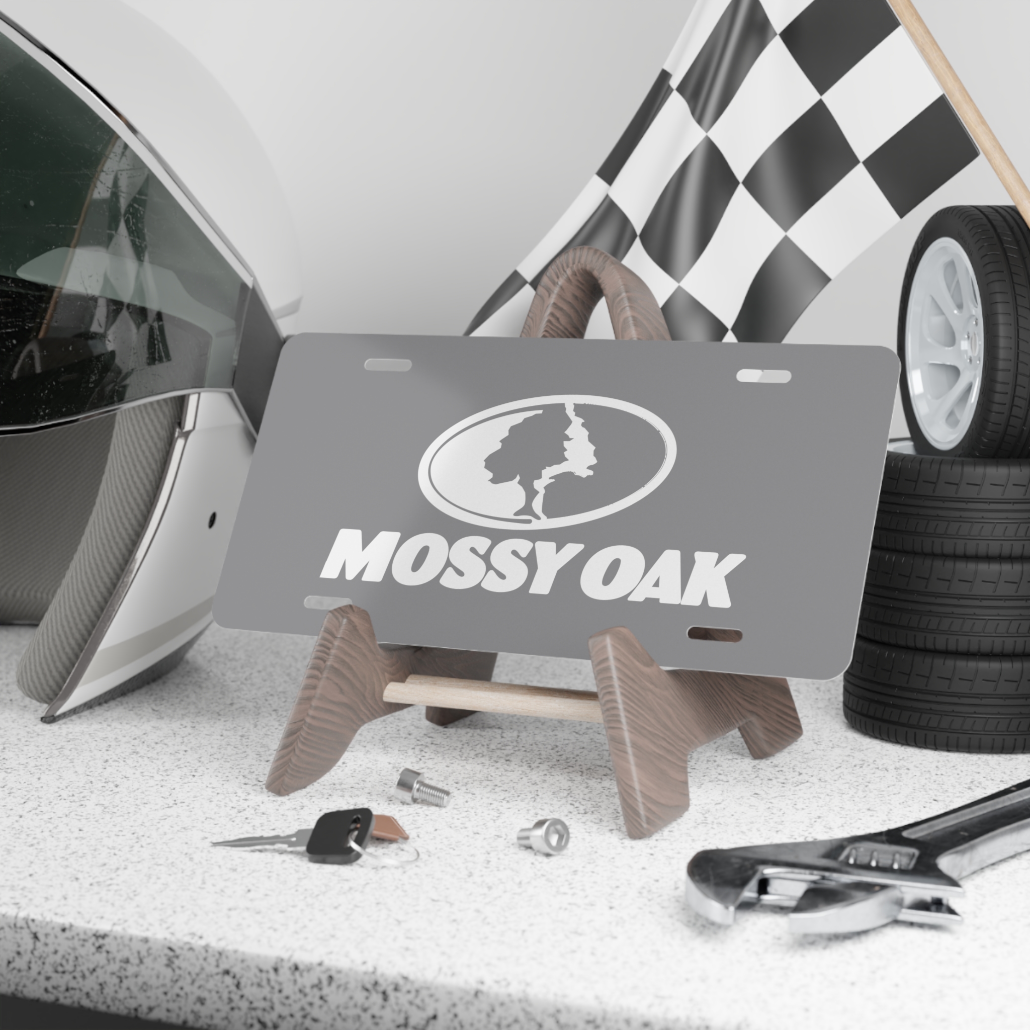 Custom Camo Vanity Plate V1106-2